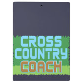 Cross Country Coach gepersonaliseerd klembord (Achterkant)