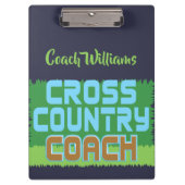 Cross Country Coach gepersonaliseerd klembord (Voorkant)