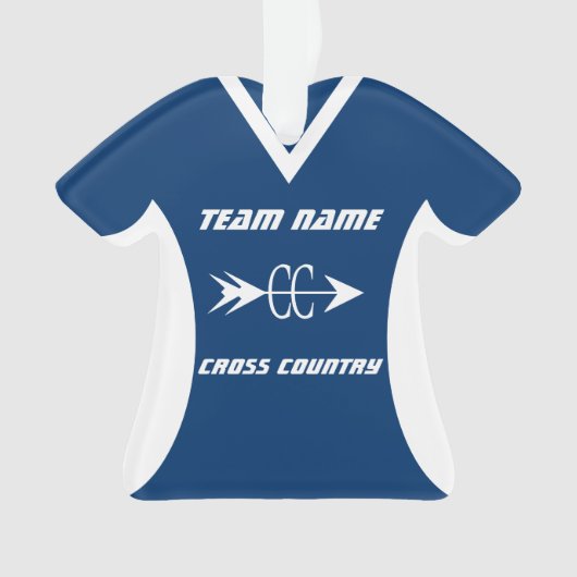 Cross Country Editable Sports Jersey (devant)