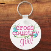 Cross-country Girl PINK Sleutelhanger (Voorkant)