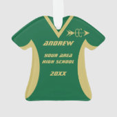 Cross Country Gold Sports Jersey (dos)