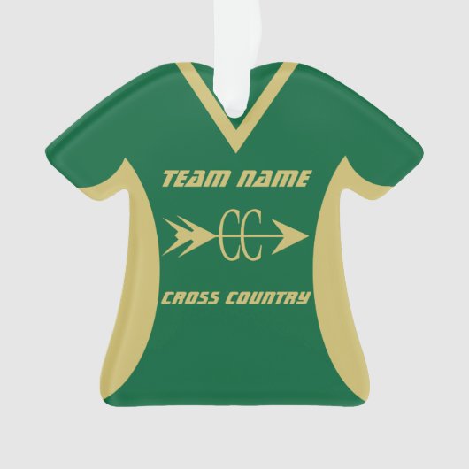 Cross Country Gold Sports Jersey (devant)
