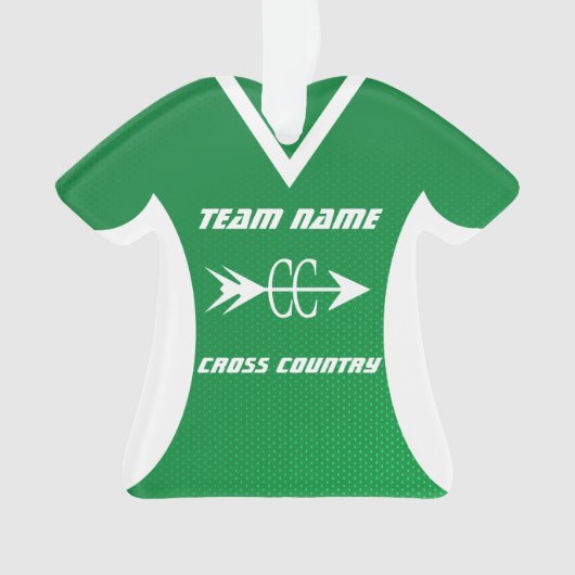 Cross Country Green Sports Jersey (devant)
