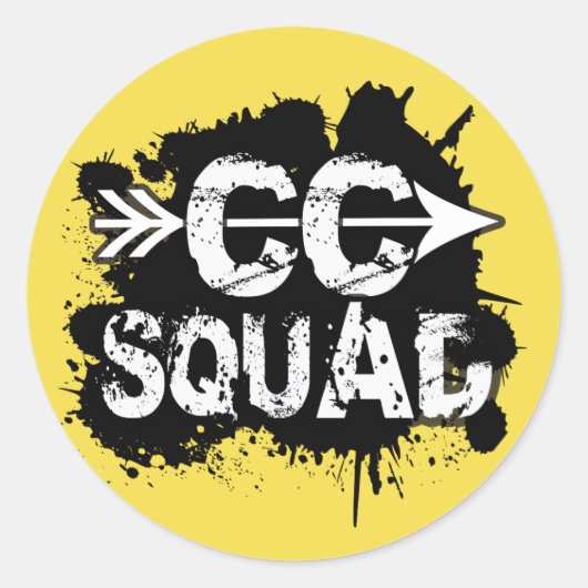 Cross Country Hardloopteam Stickers (Voorkant)