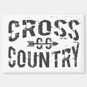 cross country magnet magneet (Voorkant)