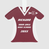 Cross Country Maroon Sports Jersey (dos)