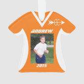 Cross Country Orange Sports Jersey Photo (dos)