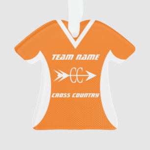 Cross Country Orange Sports Jersey Photo