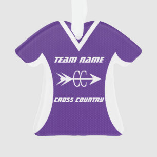 Cross Country Purple Sports Jersey Photo