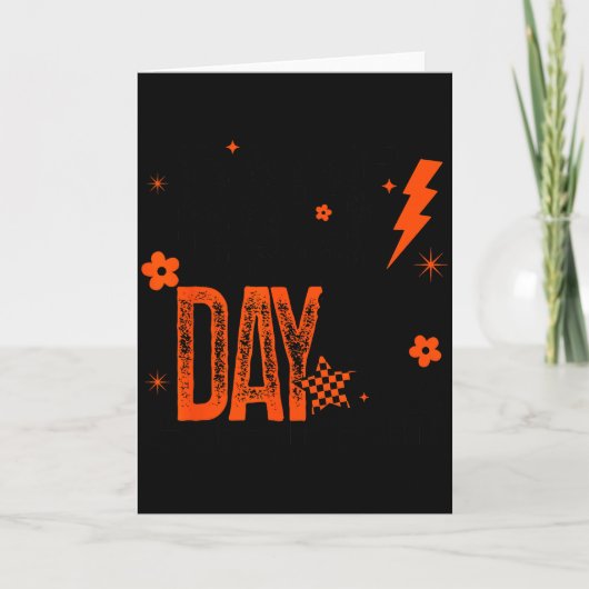 Cross Country Race Day Runner Track And Field Oran Kaart (Voorkant)