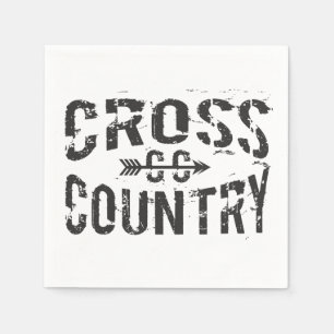 cross-country runner Paper Napkins Servet