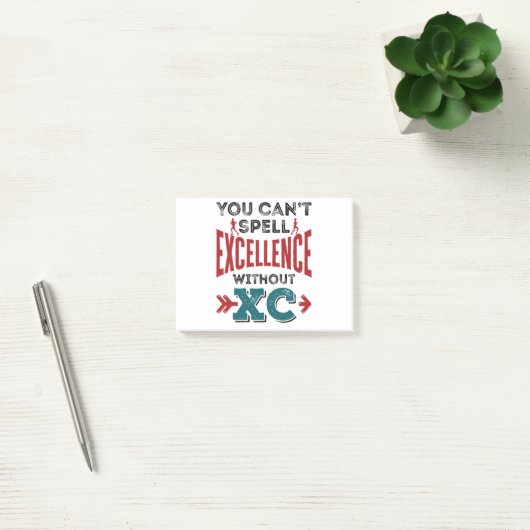 Cross-country Running Funny Excellence XC Post-it® Notes (Kantoor)