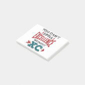 Cross-country Running Funny Excellence XC Post-it® Notes (Schuin)