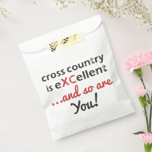Cross-country Running is © eXCellent Favor Bags Bedankzakje