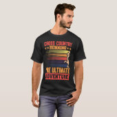 Cross Country running, the ultimate adventure T-shirt (Voorkant volledig)