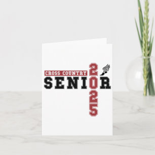 Cross Country Senior Night Senior 2025 Afstuderen Kaart