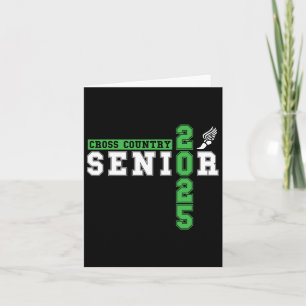 Cross Country Senior Night Senior 2025 Afstuderen Kaart