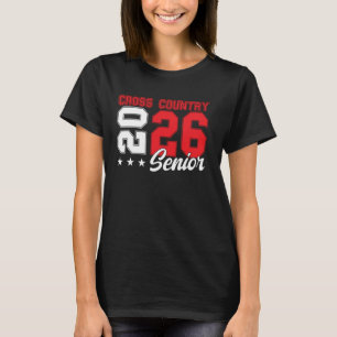 Cross Country Senior Night XC Senior 2026 Afstuder T-shirt