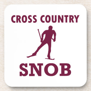 Cross Country Ski Snob Drankjes Onderzetter