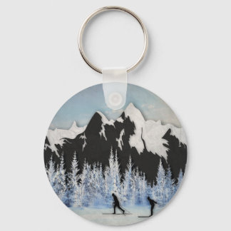 Cross-country Skiing Sleutelhanger