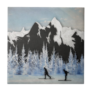 Cross-country Skiing Tegeltje