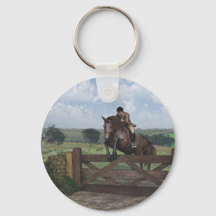 Cross Country - Springend Paard Sleutelhanger