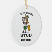 Cross Country Stud Keramisch Ornament (Rechts)