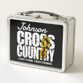 Cross Country TEKST toevoegen Runner Running Team  (Voorkant)