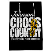 Cross Country TEKST toevoegen Runner Running Team Medium Cadeauzakje (Achterkant)