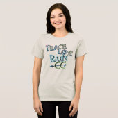 Cross Country VREDE LIEFDE RUN CC Tri-Blend Shirt (Voorkant volledig)