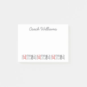 Cross Country XC Hardlopen Gepersonaliseerde Naam Post-it® Notes