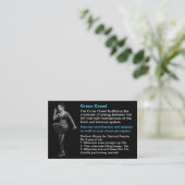 Cross Crawl Training Business Visitekaartje (Staand voorkant)