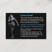 Cross Crawl Training Business Visitekaartje (Voorkant)