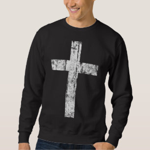 Cross Distressed Style Inspiron Christian Fai Trui