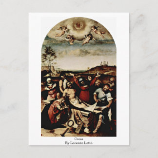 Cross door Lorenzo Lotto Briefkaart