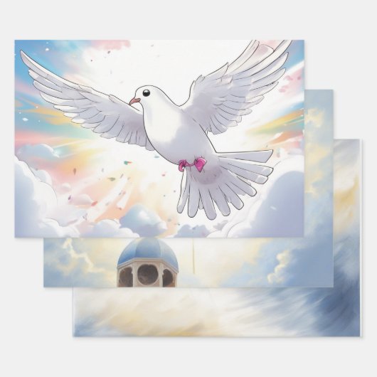 Cross & Dove Rust Inpakpapier Vel (Set)