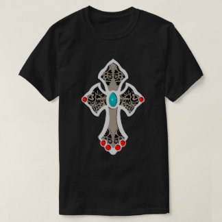 Cross  Edelstenen T-shirt