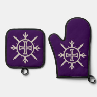 "Cross Emblem" Ovenwant & Pannenlap Set