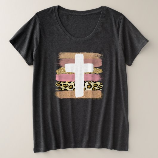 Cross Grote Maat T-shirt (Design voorkant)