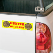 CROSS HAIRS. BUMPERSTICKER (Op Truck)