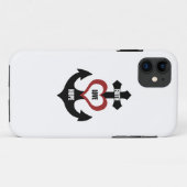 Cross Heart Anchor iPhone5 Case-Mate iPhone Case (Achterkant (horizontaal))