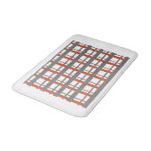 "Cross Line Pattern Bathmat – Modern Geometrisch Badmat (Gekanteld)