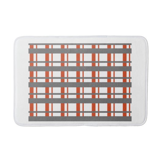 "Cross Line Pattern Bathmat – Modern Geometrisch Badmat (Voorkant)