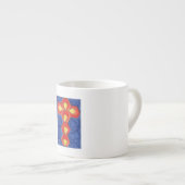 Cross Motif Espresso Mug (Devant droit)