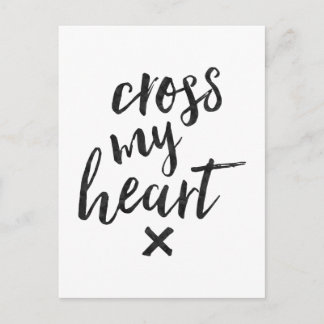 Cross My Heart - Carte Inspiration