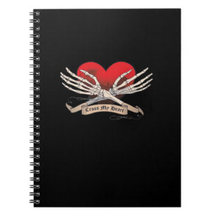 Cross My Heart (Hope To Die) - Skelet Handen Horen Notitieboek