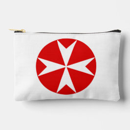 Cross Of Malta v2 (wit op rood) Etui