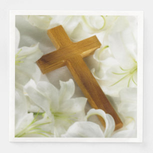 Cross Paper Napkins Servet