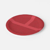 Cross Pattern Red Noise Paper Bord –  (Gekanteld)