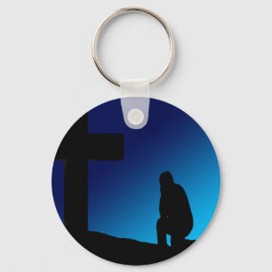 Cross Prayer Banner Sleutelhanger